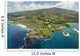 Hawaii, Maui, Aerial Of Kapalua Resort Along The Ocean Wall Mural