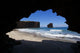 Hawaii, Lanai, Pu'u Pehe, Sweetheart Rock Seen From Sea Cave Wall Mural