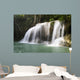 One Of The Falls From The 7-Tiered Erawan Waterfall Wall Mural