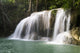One Of The Falls From The 7-Tiered Erawan Waterfall Wall Mural
