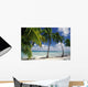 Palm Trees Across Beach Wall Mural