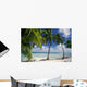 Palm Trees Across Beach Wall Mural