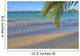 Footprints In The Sand At Lanikai Beach Palm Frond And Mokulua Islands Wall Mural