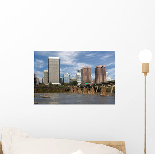 Skyline Richmond Virginia with Wall Decal