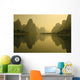 Li River With Reflections In Water A72H Wall Mural
