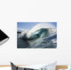 Hawaii, Oahu, North Shore, Shadow Of Surfer In Pipeline Wave Wall Mural