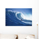 Buzzy Kerbox Surfing Big Wave Curling And Crashing Behind Wall Mural