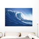 Buzzy Kerbox Surfing Big Wave Curling And Crashing Behind Wall Mural