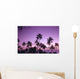 Palm Trees Silhouetted A58B Wall Mural