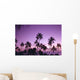 Palm Trees Silhouetted A58B Wall Mural