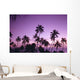 Palm Trees Silhouetted A58B Wall Mural