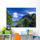 French Polynesia, Bora Bora, Coastal Shot, Mountains With Water A56A Wall Mural