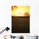 4Th Hole Flag At Sunset Wall Mural