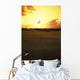 4Th Hole Flag At Sunset Wall Mural