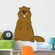 Beaver, teeth, dam, construction workers, loggers Wall Decal