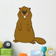 Beaver, teeth, dam, construction workers, loggers Wall Decal