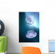 Pair Of Jellyfish Near Surface With Sunburst A88G Wall Mural