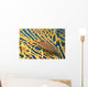 Palau, Longnose Hawkfish On Yellow Sea Fan A84D Wall Mural