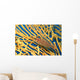 Palau, Longnose Hawkfish On Yellow Sea Fan A84D Wall Mural