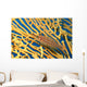 Palau, Longnose Hawkfish On Yellow Sea Fan A84D Wall Mural