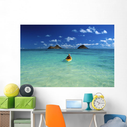 Blue Skies Wall Mural