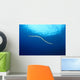 Indonesia, Colubrine Sea Snake In Open Ocean, Surface Visible A90D Wall Mural