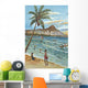 Postcard Wall Mural