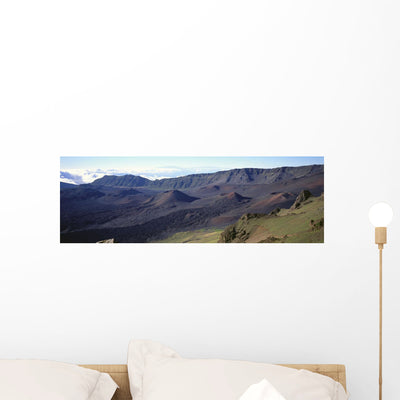 Cinder Cones along Crater Wall Mural shown on a wall