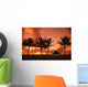 Palms Silhouetted A42G Wall Mural