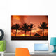 Palms Silhouetted A42G Wall Mural