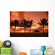 Palms Silhouetted A42G Wall Mural