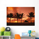 Palms Silhouetted A42G Wall Mural