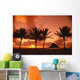 Palms Silhouetted A42G Wall Mural