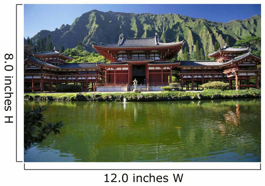 Ko'olau Mountains Background Japanese Religion A42D Wall Mural