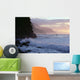 Hawaii, Kauai, Na Pali Coast, At Twilight, Rough Turbulent Ocean A40A Wall Mural