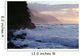 Hawaii, Kauai, Na Pali Coast, At Twilight, Rough Turbulent Ocean A40A Wall Mural
