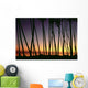 Ocean Background Orange Yellow A29E Wall Mural