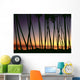 Ocean Background Orange Yellow A29E Wall Mural