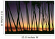 Ocean Background Orange Yellow A29E Wall Mural