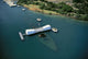 Arizona Memorial Aerial View With Ship Visible Below A42A Wall Mural