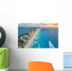 Cancun Coast with Sun Wall Decal