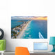 Cancun Coast with Sun Wall Decal