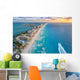Cancun Coast with Sun Wall Decal