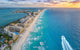 Cancun Coast with Sun Wall Decal