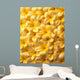 Yellow Plumeria Flowers With Water Droplets Wall Mural