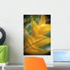 Soft Focus Detail Of Yellow Heliconia Flower On Plant A22A Wall Mural