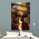 Canada, Rocky Mountains, Mule Deer Close-Up Front View A52C Wall Mural