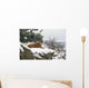 Montana Mountain Lion Resting In Day Bed Winter, Snow A52G Wall Mural
