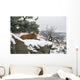 Montana Mountain Lion Resting In Day Bed Winter, Snow A52G Wall Mural