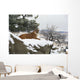 Montana Mountain Lion Resting In Day Bed Winter, Snow A52G Wall Mural